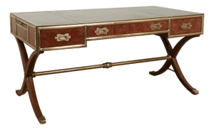 Vintage Leather Top Desk From the Hemmingway Collection by Thomasville