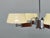1930s Art Deco Chandelier in Chrome, Wood and Glass, Czechoslovakia, 1930s For Sale - Image 5 of 14