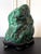 Early 20th Century Malachite Rock on Display Stand Chinese Scholar Stone For Sale - Image 5 of 10