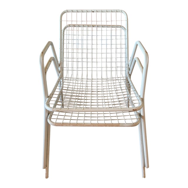 1960s Italian Emu Rio Stackable Armchairs, Attributed - Set of 2 For Sale