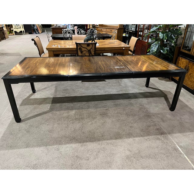 Early 21st Century Bernhardt Asian Style Dining Table & 6 Chairs - Set of 7 For Sale - Image 5 of 12