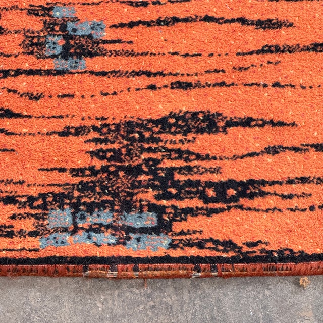 Vintage Hungarian Red Rug, 1960s For Sale - Image 6 of 7