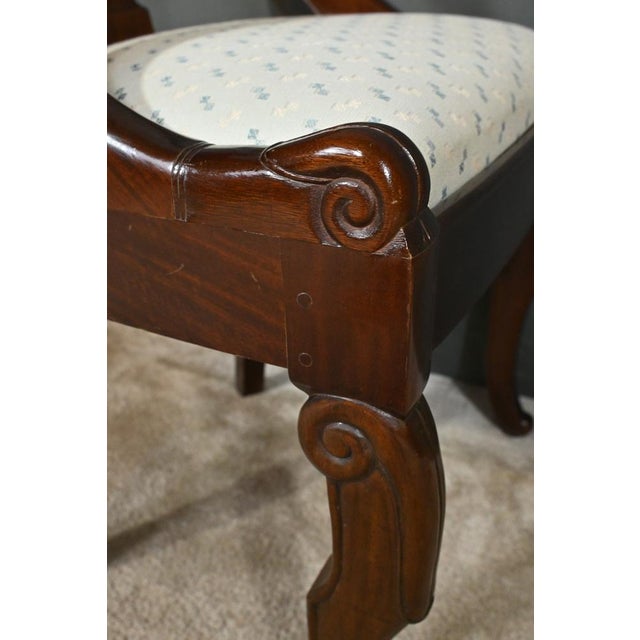 Gondola Chairs in Mahogany, Set of 4 For Sale - Image 11 of 18
