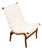 Mid Century Danish Modern Lounge Chair Bruno Mathsson Eva White Vintage Sweden For Sale