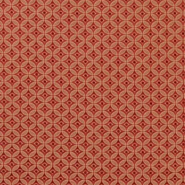Contemporary Schumacher Cara Weave Fabric in Poppy For Sale - Image 3 of 3