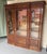 French French Late 19th Century Mahogany Three-Door Glass Bookcase With Original Glass & Keys For Sale - Image 3 of 16
