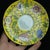 Yellow Vintage Chinese Yellow Ground Famille Rose Gaiwan Tea Set With Dragon Motif For Sale - Image 8 of 9