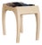 Signed Rumbo Stool 2 in Beech Wood by Jean-Baptiste Van Den Heede For Sale