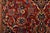 Red Kashan Rug 4’7” X 7’1” Red Wool Vintage Traditional Hand-Knotted Carpet For Sale - Image 8 of 13