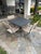 Contemporary Crate & Barrel Lanai Fliptop Outdoor Patio Dining Table + 4 Folding Chairs For Sale - Image 3 of 9