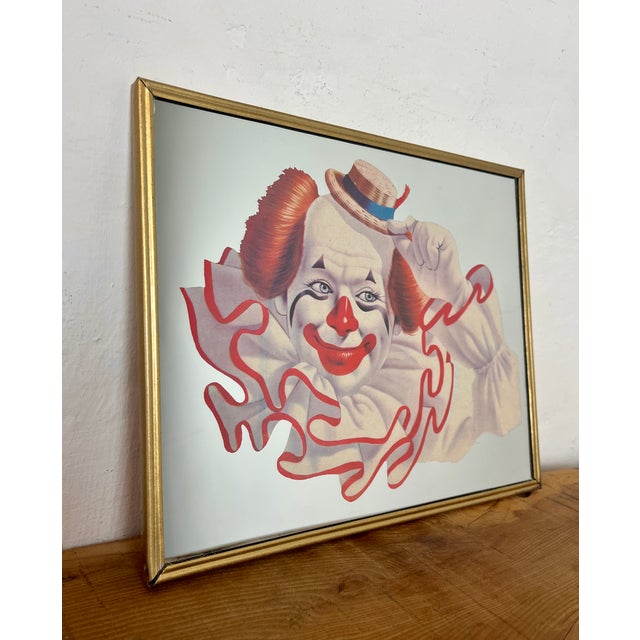 Vintage American Elmo the Clown Mirror by Arthur Sarnoff, 1970s For Sale - Image 6 of 15