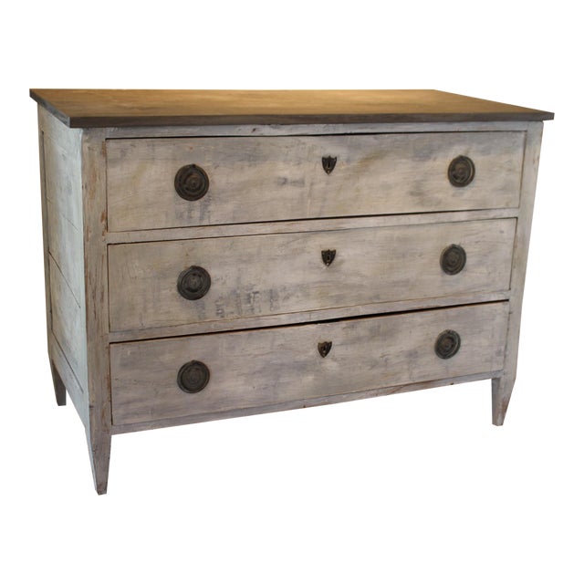 Swedish Style Painted Pine Chest Of Drawers Chairish