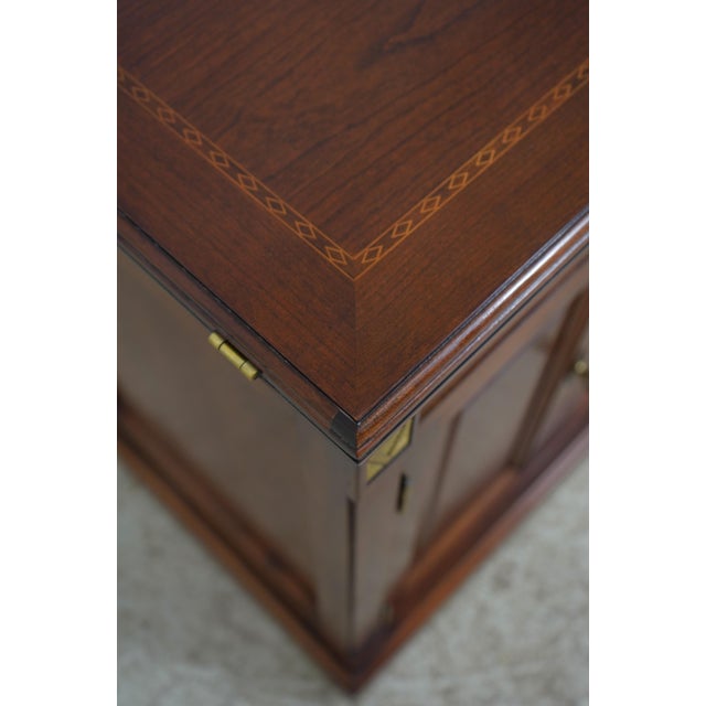 Stickley Regency Style Cherry Slide Open Top Server For Sale - Image 12 of 18