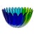Studio Nova Solaris Glass Bowl by Walther Glas of Germany For Sale