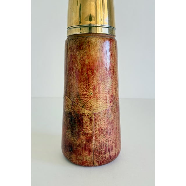 1950s Attributed to Aldo Tura Bullet Cocktail Shaker For Sale - Image 9 of 10