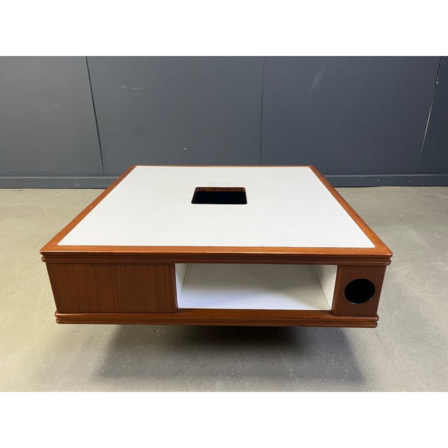 Space Age Wooden Coffee Table, 1960s For Sale - Image 6 of 14