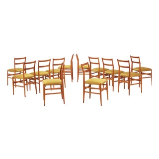 Leggera Chairs by Gio Ponti for Cassina, Italy, 1952, Set of 12 For Sale