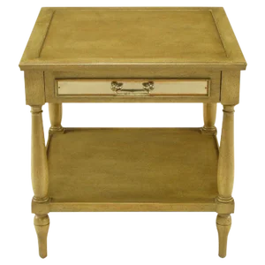 Fine Arts Furniture Co. Driftwood Glazed Mahogany Side Table