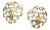 Wall Lights in Wrought Iron and Gold by Colli, 1950s, Set of 2 For Sale