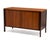 Brown Edward Wormley Dunbar Tambour Door Mahogany Walnut Brass Credenza Cabinet Mid Century Modern For Sale - Image 8 of 12