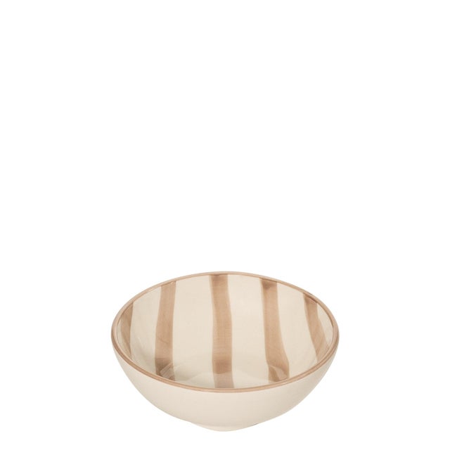 Contemporary Lido Small Bowl Set of 4 - Sand For Sale - Image 3 of 3