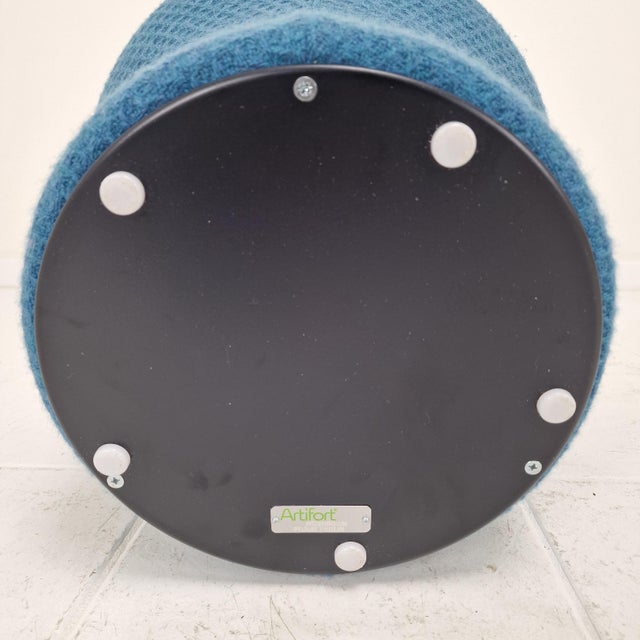 Blue Mushroom Ottoman by Pierre Paulin for Artifort, 1960s For Sale - Image 8 of 10