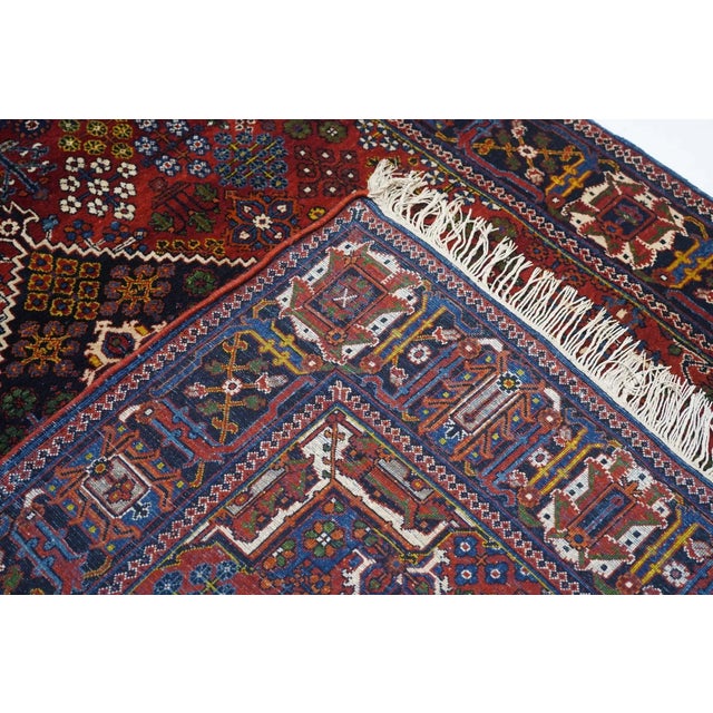 Textile Vintage Joshagan Rug 4'3'' x 6'7'' For Sale - Image 7 of 11
