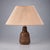Mid-Century Modern 1970s Mid-Century Modern Johgus Bornholm, Rustic Table Lamp, Brown Glazed Ceramic For Sale - Image 3 of 11