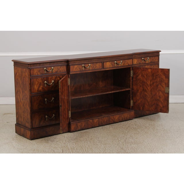 Theodore Alexander Althorp Collection Large Mahogany Credenza For Sale In Philadelphia - Image 6 of 18