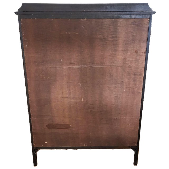 Vintage 20th C Louis XV French Style Bronze Mounted Curio Display Cabinet Vitrine For Sale In New York - Image 6 of 12
