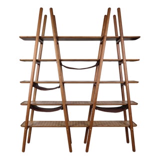 Blake Bookcase by Wood Tailors Club For Sale