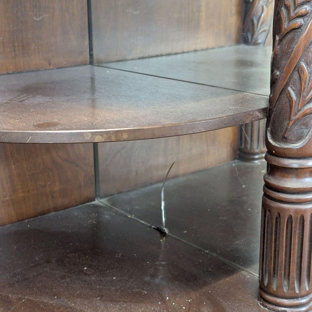 Wood Antique Carved Buffet For Sale - Image 7 of 14