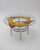1980s Postmodern Table in Metal, Wood and Glass, 1980s For Sale - Image 5 of 5