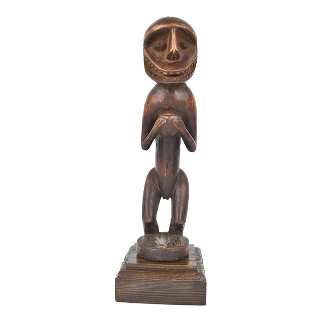 Early 20th Century Ngbaka Miniature Figure 11.25 Inch For Sale