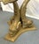 1960's Italian Hollywood Regency Brass Koi Fish Dining Table With Beveled Glass Top For Sale - Image 4 of 15