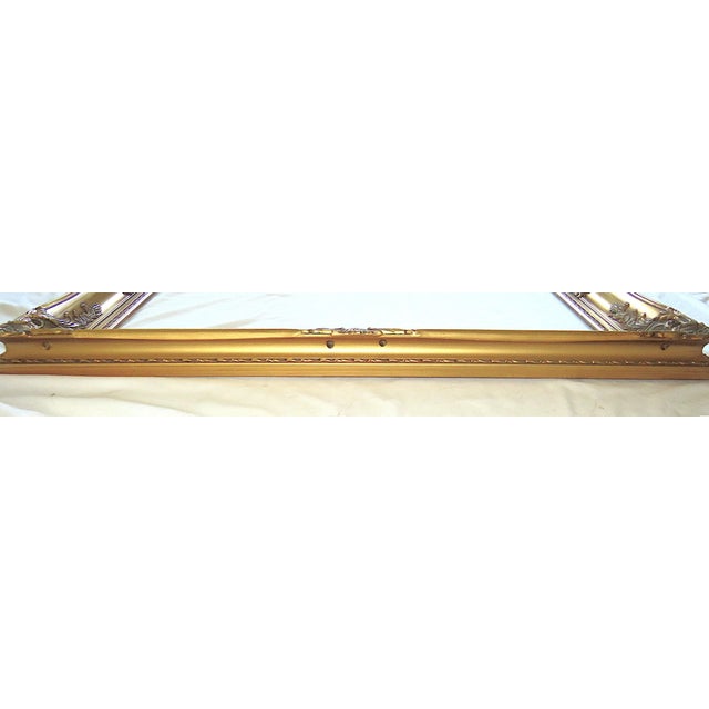 Late 20th Century Ornate Gilt Wood Picture Frame Fits 24" X 30" Rabbet Opening For Sale - Image 5 of 5