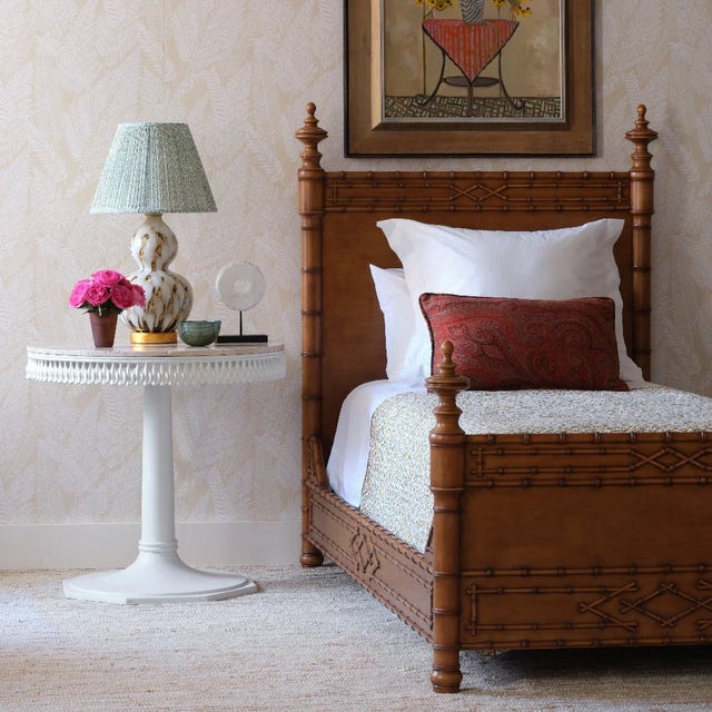 Bunny Williams Home Green Putnam Lampshade, Large For Sale - Image 9 of 10