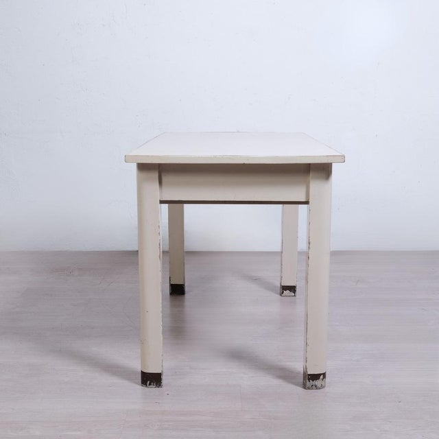 Wooden Kitchen Table with Pasta Drying Rack and Rolling Pin, 1960s For Sale - Image 5 of 17