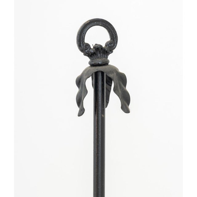 Art Deco Starburst Cut Glass Shade Floor Lamp For Sale - Image 4 of 7