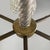 Art Deco Italian Glass and Brass Chandelier, 1930s For Sale - Image 8 of 11