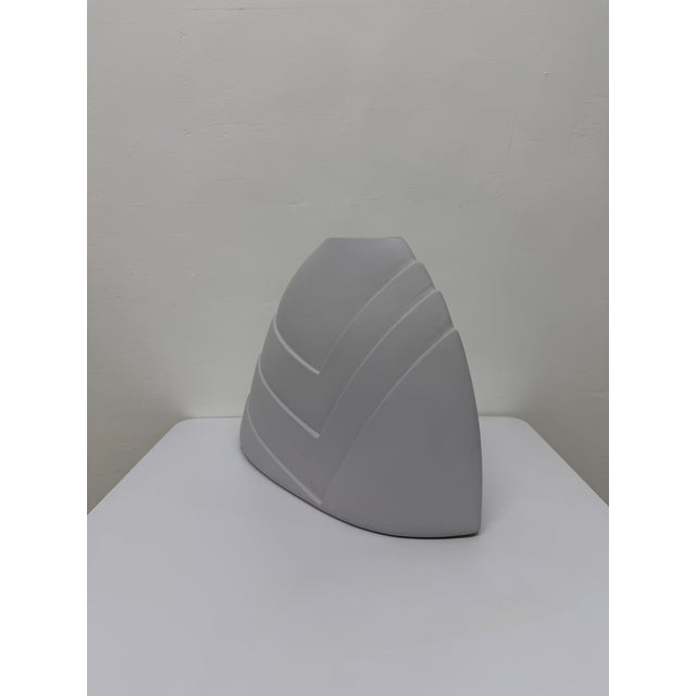 Art Deco Revival Large Scale Ceramic Vase, 1980s For Sale - Image 4 of 13