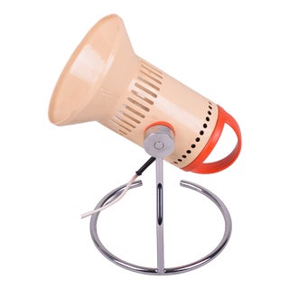 Mid-Century Table Lamp in Lacquered Metal by Chirana, Czech, 1970s For Sale