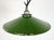 Industrial Green Enamel Light, 1950s For Sale - Image 4 of 17