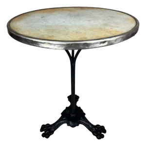 Vintage Pedestal Bistro Table, 1990s
