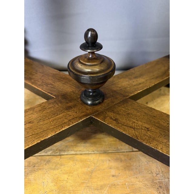 Wood Louis XIII Side Table For Sale - Image 7 of 9