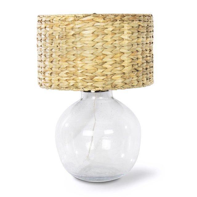 Wood Coastal Living Freesia Glass Table Lamp For Sale - Image 7 of 7