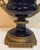 1990s United Wilson Porcelain Cobalt Urn Vase & Platform Base Gilt Bronze Mounts For Sale In Phoenix - Image 6 of 12
