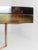 Dining Table in Acrylic Glass, Brass & Chromed Metal by Romeo Rega, Italy, 1970s For Sale - Image 15 of 16