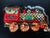 This item is a discontinued MINT MacKenzie-Childs New-In-Box (NIB) glass Christmas Train Ornament. It was manufactured in...