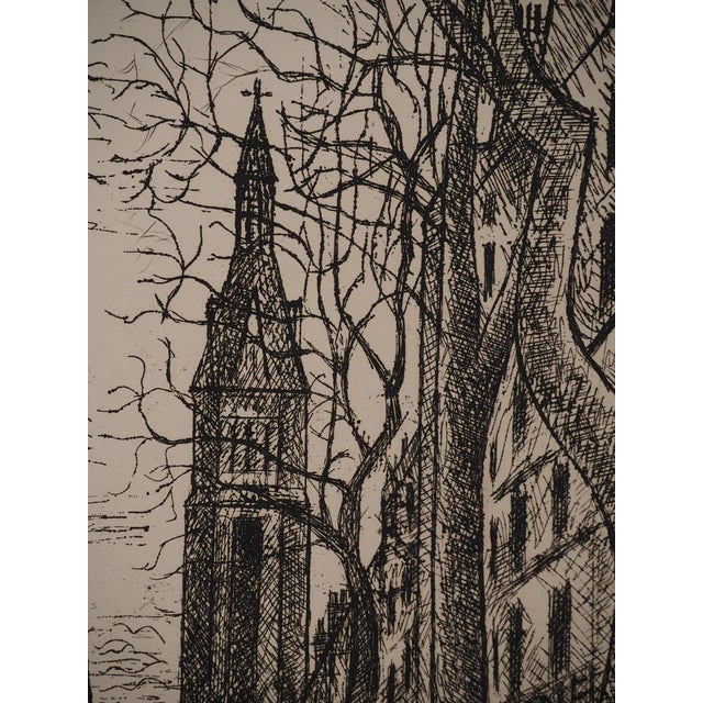 Marcel Gromaire, Montrouge District, Original Signed Engraving For Sale - Image 4 of 6